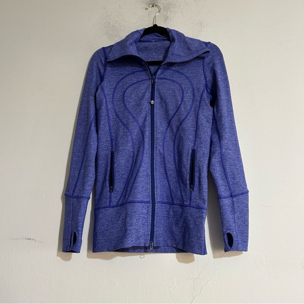 Lululemon Stride Jacket Heathered Rocksteady Size 4